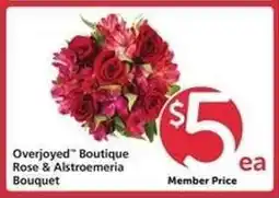 Safeway Overjoyed Boutique Rose & Alstroemeria Bouquet offer
