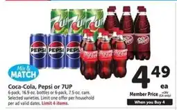 Safeway Coca-Cola, Pepsi or 7UP offer