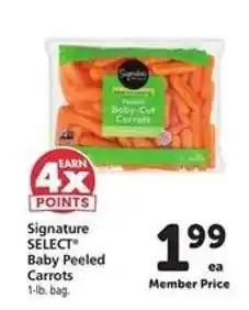 Safeway Signature SELECT Baby Peeled Carrots offer