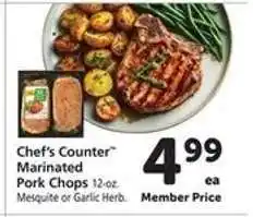 Safeway Chef's Counter Marinated Pork Chops offer
