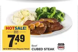 Food Lion Beef Cubed Steak offer