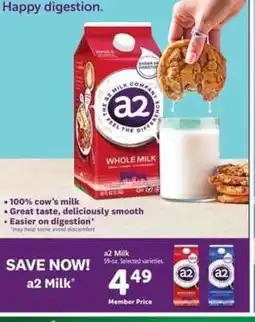 Safeway a2 Milk offer