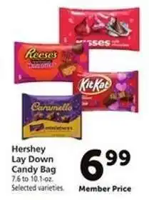 Safeway Hershey Lay Down Candy Bag offer