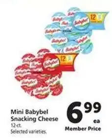 Safeway Mini Babybel Snacking Cheese offer