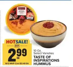 Food Lion Taste of Inspirations Hummus offer