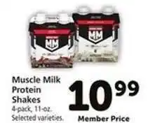 Safeway Muscle Milk Protein Shakes offer