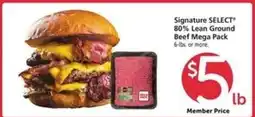 Safeway Signature SELECT Lean Ground Beef Mega Pack offer