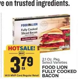 Food Lion Food Lion Fully Cooked Bacon offer