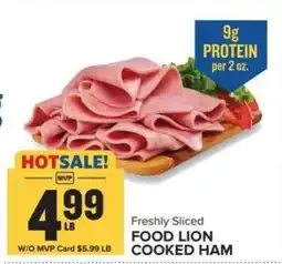Food Lion FOOD LION COOKED HAM offer