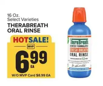 Food Lion Therabreath Oral Rinse offer