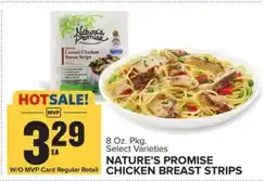 Food Lion Nature's Promise Chicken Breast Strips offer
