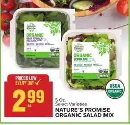 Food Lion Nature's Promise Organic Salad Mix offer