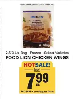 Food Lion FOOD LION CHICKEN WINGS offer