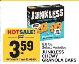 Food Lion JUNKLESS Chewy Granola Bars offer