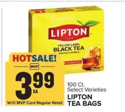 Food Lion Lipton Tea Bags offer