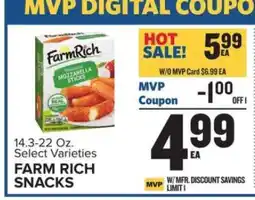 Food Lion Farm Rich Snacks offer