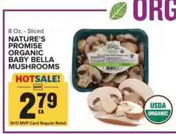 Food Lion Nature's Promise Organic Baby Bella Mushrooms offer