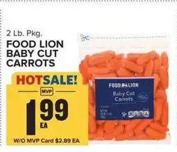 Food Lion FOOD LION BABY CUT CARROTS offer