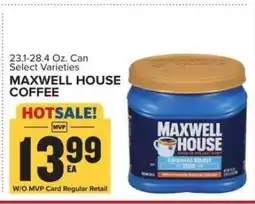 Food Lion Maxwell House Coffee offer
