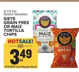 Food Lion SIETE GRAIN FREE OR MAIZ TORTILLA CHIPS offer
