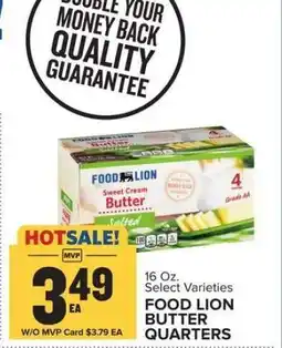 Food Lion FOOD LION BUTTER QUARTERS offer