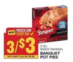 Food Lion Banquet Pot Pies offer