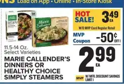 Food Lion Marie Callender's Dinners or Healthy Choice Simply Steamers offer