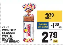 Food Lion Wonder Classic White Round Top Bread offer