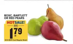Food Lion Bosc, Bartlett or Red Pears offer