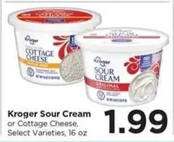 Food 4 Less Kroger Sour Cream or Cottage Cheese offer