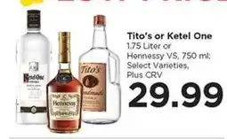 Food 4 Less Tito's or Ketel One offer