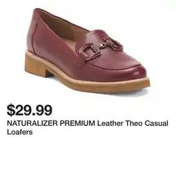 Marshalls NATURALIZER PREMIUM Leather Theo Casual Loafers offer