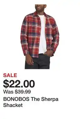 Marshalls BONOBOS The Sherpa Shacket offer