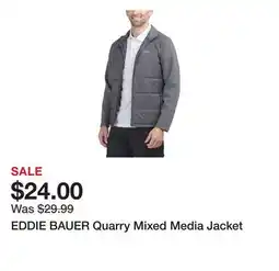 Marshalls EDDIE BAUER Quarry Mixed Media Jacket offer