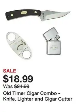 Tractor Supply Company Old Timer Cigar Combo - Knife, Lighter and Cigar Cutter offer