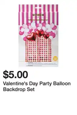 Five Below Valentine's Day Party Balloon Backdrop Set offer