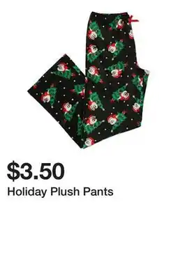 Five Below Holiday Plush Pants offer