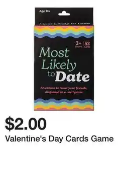 Five Below Valentine's Day Cards Game offer