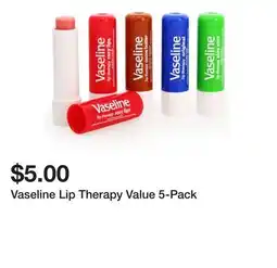 Five Below Vaseline Lip Therapy Value 5-Pack offer