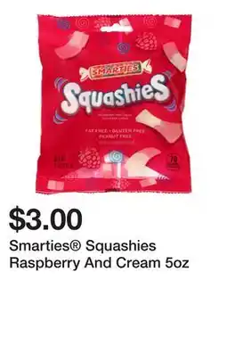 Five Below Smarties Squashies Raspberry And Cream 5oz offer