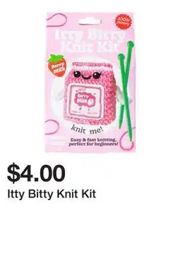 Five Below Itty Bitty Knit Kit offer