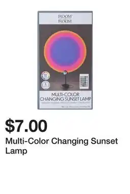 Five Below Multi-Color Changing Sunset Lamp offer