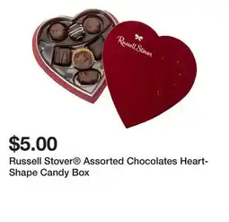 Five Below Russell Stover Assorted Chocolates Heart-Shape Candy Box offer