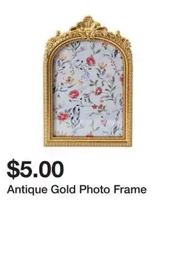 Five Below Antique Gold Photo Frame offer