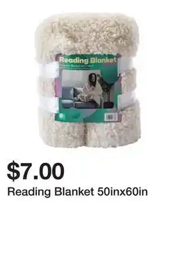 Five Below Reading Blanket 50inx60in offer
