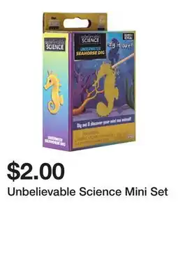 Five Below Unbelievable Science Mini Set offer