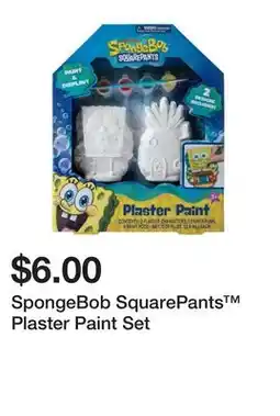 Five Below SpongeBob SquarePants Plaster Paint Set offer