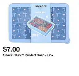 Five Below Snack Club Printed Snack Box offer