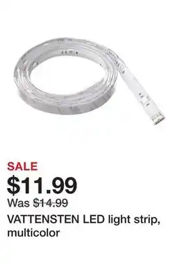 Ikea VATTENSTEN LED light strip, multicolor offer