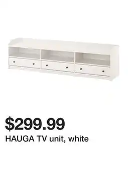 Ikea HAUGA TV unit, white offer